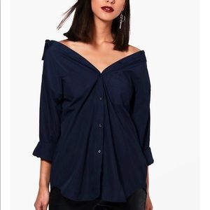 Off the shoulder blouse. HAS NEVER BEEN WORN!